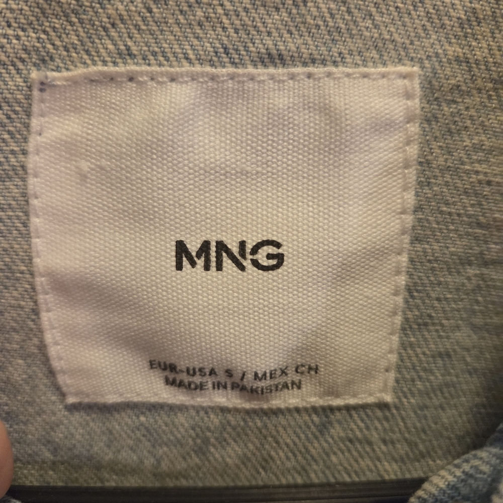 Mango Denim bomber jacket - Picture 6 of 7